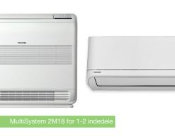 TOSHIBA MultiSystem 2M18 varmepumpe A++ til 2 indedele
