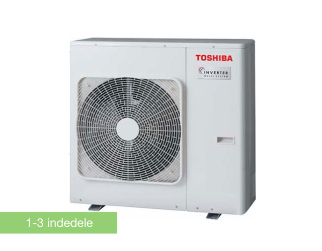 TOSHIBA MultiSystem 3M26 varmepumpe A++ til 3 indedele - Billede 2