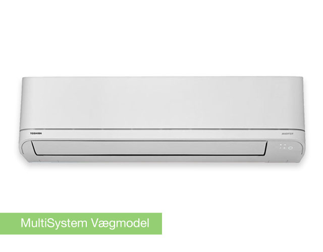 TOSHIBA MultiSystem 2M18 varmepumpe A++ til 2 indedele - Billede 3